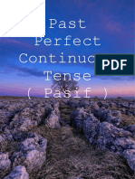 Past Perfect Continuous Tense 2