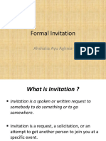 Formal Invitation PPTX