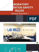 Laboratory Apparatus and Safety Rules