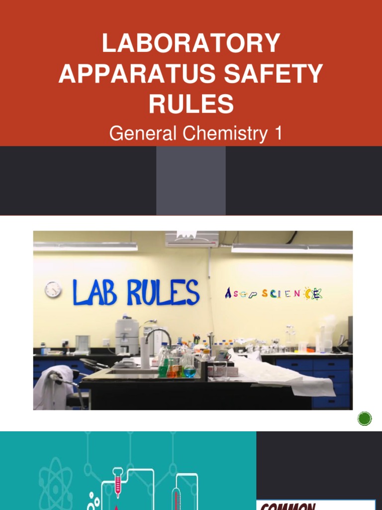 Laboratory Apparatus and Safety Rules | PDF | Laboratories | Chemistry