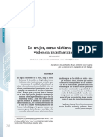 La Mujer, Como Víctima de La Violencia Intrafamiliar