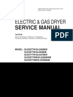 Electric & Gas Dryer: Service Manual
