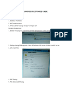 Cara Setting Transfer Response Unbk: JANUARY 27, 2019