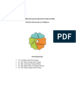 Plan Para El Mejoramiento de La Calidad de La Atencion Odontologica en Familias de La Tomilla