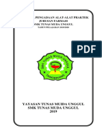 Proposal Pengajuan Peralatan PrakteK FARMASI