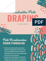 Pembuatan Pola Draping