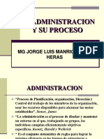 La Administracion y Su Proceso