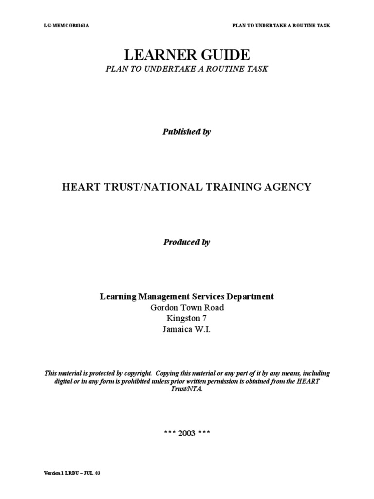 Undertake A Routine Task | PDF | Competence (Human Resources) | Facilitator