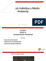 Contaminación ambiental y gestión medioambiental