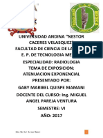 Exposicion-Atenuacion Eponencial