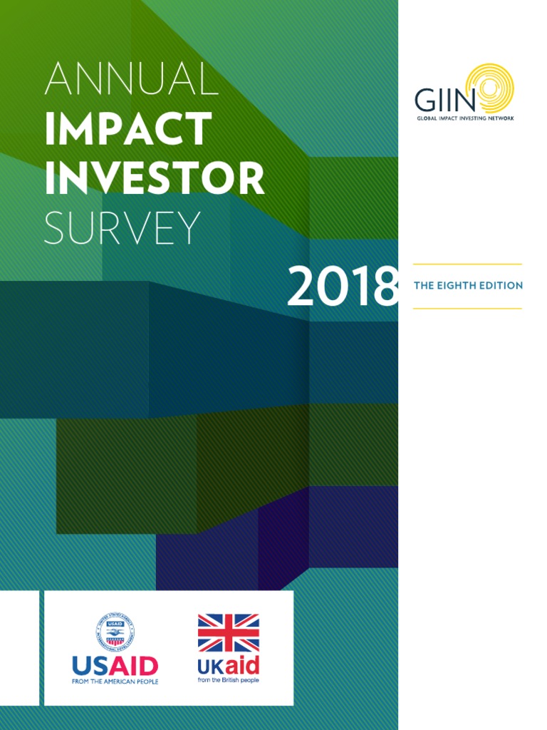 2018 GIIN Annual Impact Investor Survey Webfile PDF | PDF | Investment ...