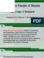 Psychological Principles of Education: Piaget's Stages of Development