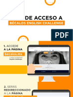 Guía de Acceso A: Bécalos English Challenge