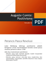 Positivisme Auguste Comte