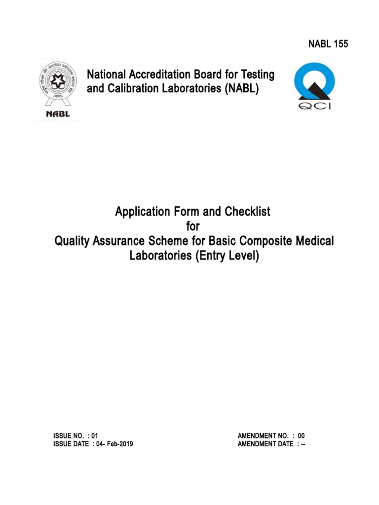 Nabl 155 PDF Medical Laboratory Quality Assurance