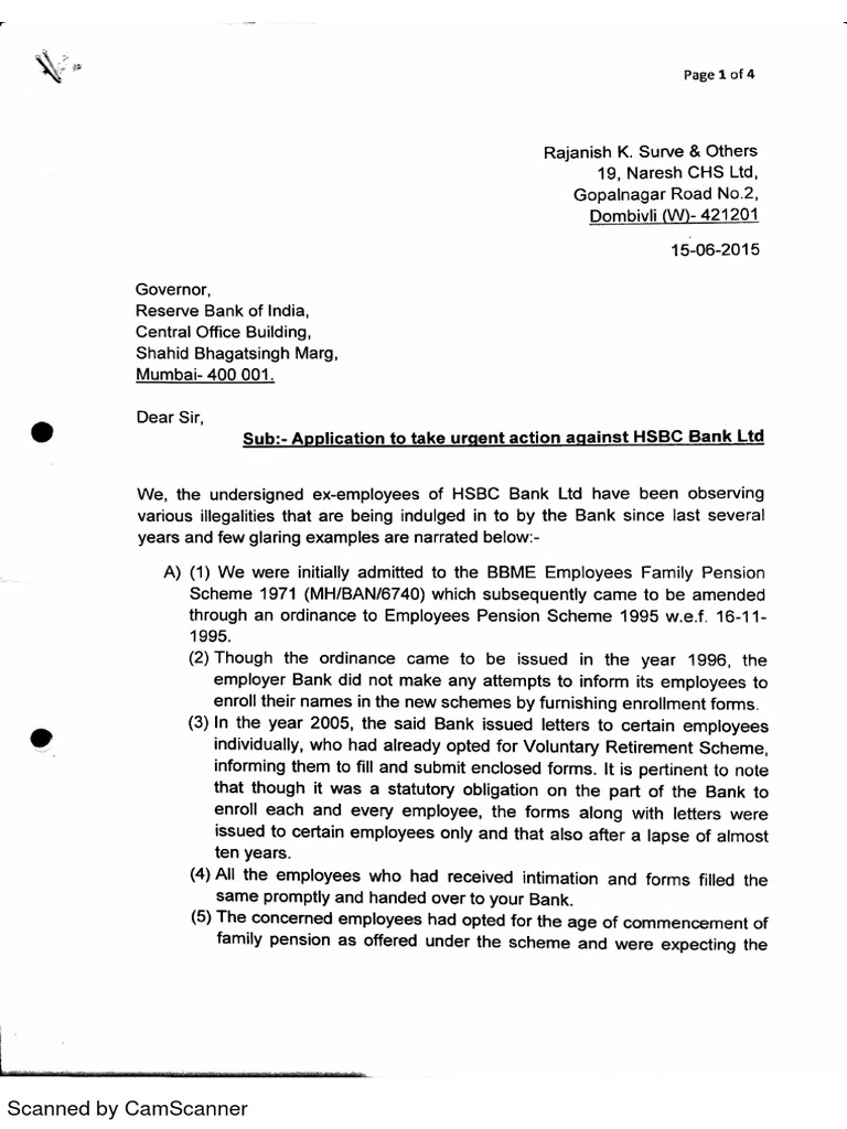 Notice To RBI1 | PDF