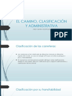 EL CAMINO, CLASIFICACIÓN Y ADMINISTRATIVA.pptx