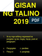 Tagisan NG Talino 2018