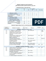 Proiectare LD Cl.v II