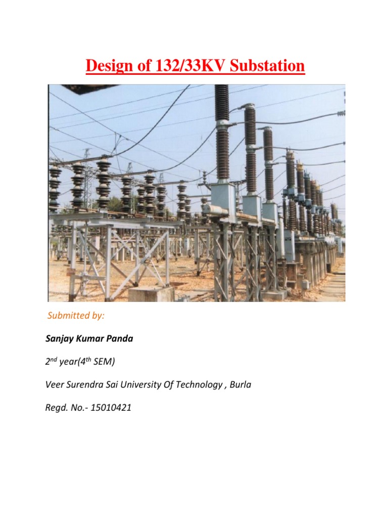132/33KV EHV Substation Design Guide | PDF | Electrical Substation ...