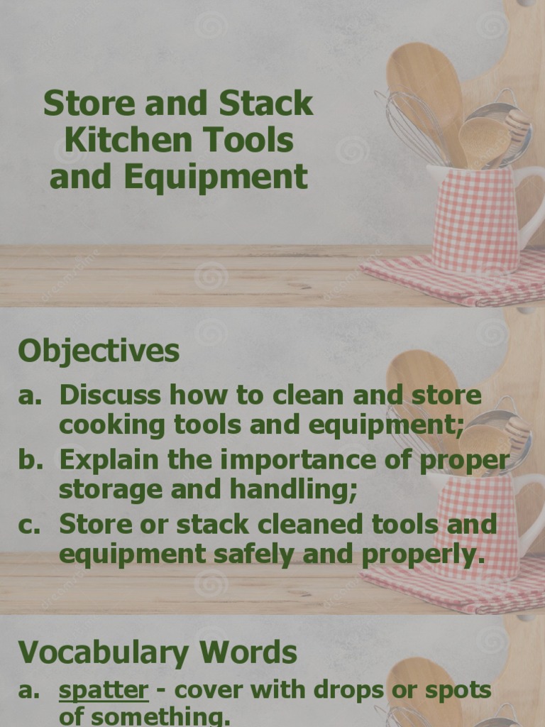 Store and Stack Kitchen Tools and Equipment Kitchen Utensil Dishwasher