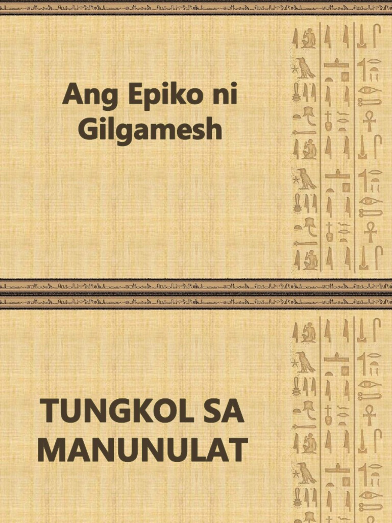 Ang Epiko Ni Gilgamesh (1)