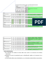 Cuadro Centralizador de Notas de Huacareta