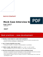 Bain - Mock Case Interview 