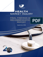 Health Market Inquiry Report