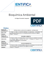 Bioquímica Ambiental Clase1 2 Intro
