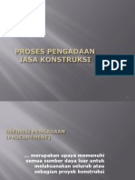 Proses Pengadaan Jasa Konstruksi