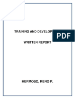 Training and Development 