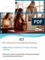 Ict-Role of Teacher & Learner