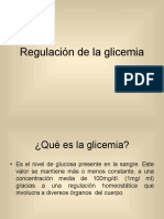 Regulación de La Glicemiaa