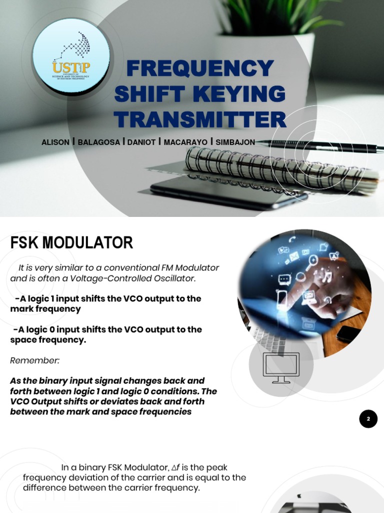 Frequency Shift Keying Transmitter: I I I I | PDF | Science ...