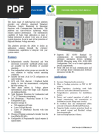 Description: Multifunction Relay Platform Feeder Protection Relay