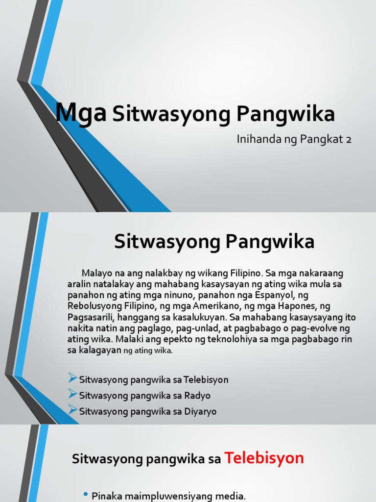 Mga Sitwasyong Pangwika Sa Teknolohiya Group 2 Report