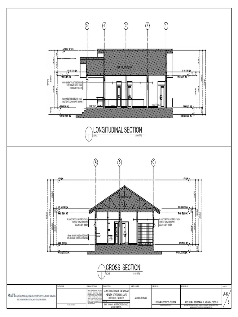 Longitudinal Section: See Truss Detail | Download Free PDF | Economic ...