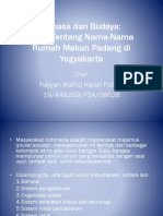 PPT Presentasi Bahasa Dan Budaya