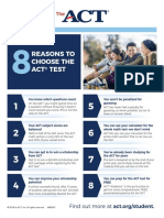 8 Reasons ACT Over SAT PDF