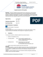 ICU patient transfer guideline