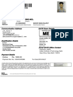 28 Oct 1998 Male Obc-Ncl: Communication Address GATE Exam Details