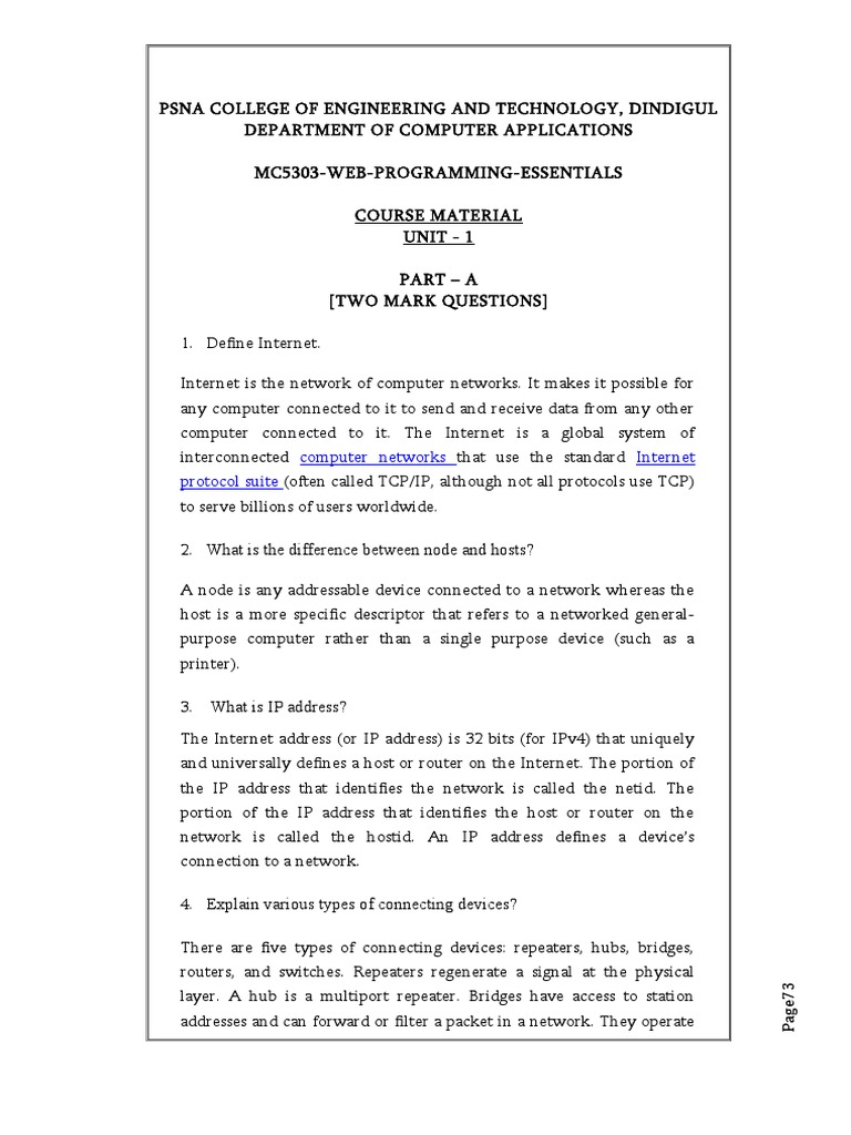 Web Programming Essentials Overview | PDF | Dynamic Web Page | World ...