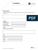 Closeout Report Template