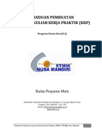 Panduan Laporan KKP Nusa Mandiri BPM 2016