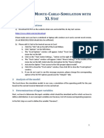 7 - Monte-Carlo-Simulation With XL STAT - English Guideline