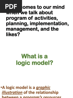 Logic Model