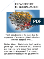 The Expansion of Economic Globalization 1