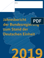 Jahresbericht der Bundesregierung zum Stand der Deutschen Einheit 2019