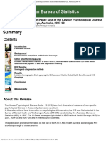 Information use of the K10 assessment scale